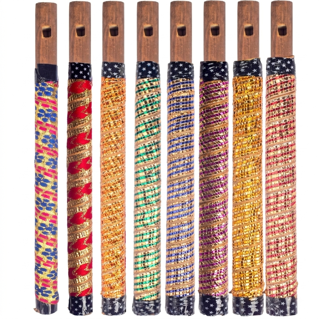 Handcrafted Decorative Bansuri for Laddu Gopal (Assorted)