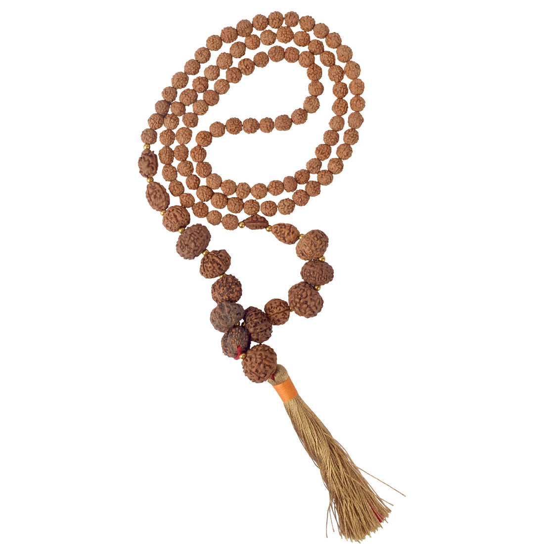 1–14 Mukhi Siddh Rudraksha Mala with Asht Dhatu Capping 100% Original & Certified