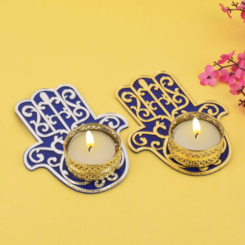 Hand Evil Eye Tea Light Candle Holder | India’s Largest Pooja Accessories Brand – www.satvikstore.in
