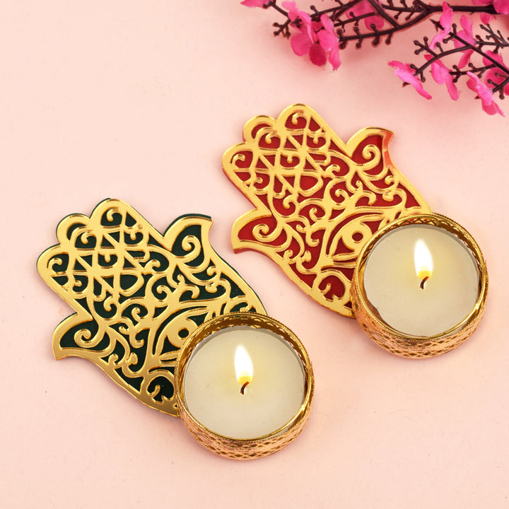 hand and Evil Eye Tea Light Candle Holder | India’s Largest Pooja Accessories Brand – www.satvikstore.in