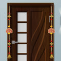 Handcrafted Lotus and Swastik Wall Hanging with Decorative Bell for Auspicious Festival Home Decoration. India’s Largest Pooja Accessories Brand – www.satvikstore.in

