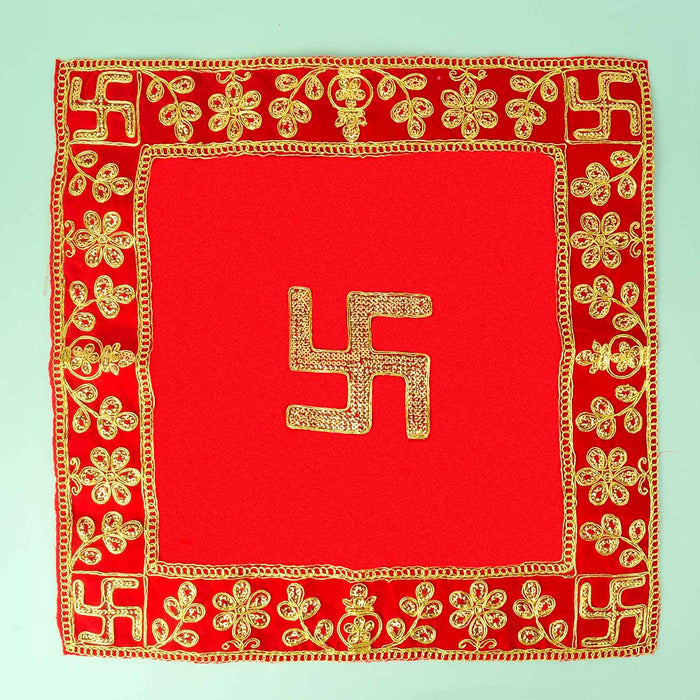 Heavy Design Velvet Aasan | India’s Largest Pooja Accessories Brand - www.satvikstore.in