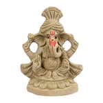 6.3 Inch Pagdi Wale Eco-Friendly Ganesha Idol