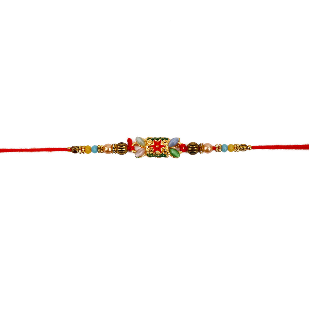 Explore our exquisite collection of Rakhi online 2023. Choose from a stunning Rakhi set of 2, perfect for brothers, bhaiya, and bhai. Shop designer Rakhi and beautiful Rakhi online to send Rakhi abroad. Celebrate with Indian Rakhi and find the perfect Rakhi gift at SatvikStore.in."