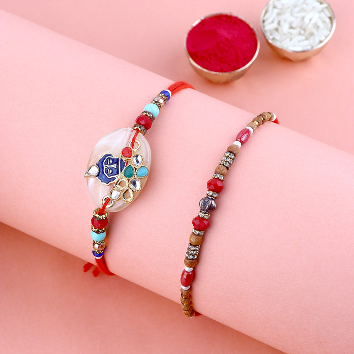 Browse our exclusive collection of Rakhi online 2023. Choose a stunning Rakhi set of 2 for your beloved brother, bhaiya, or bhai. Discover designer Rakhi and beautiful Rakhi options. Send Rakhi and Rakhi combos abroad with ease. Explore Indian Rakhi and find the perfect Rakhi gift at SatvikStore.in."