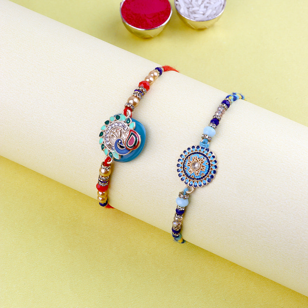 Browse our exclusive collection of Rakhi online 2023. Choose a stunning Rakhi set of 2 for your beloved brother, bhaiya, or bhai. Discover designer Rakhi and beautiful Rakhi options. Send Rakhi and Rakhi combos abroad with ease. Explore Indian Rakhi and find the perfect Rakhi gift at SatvikStore.in."