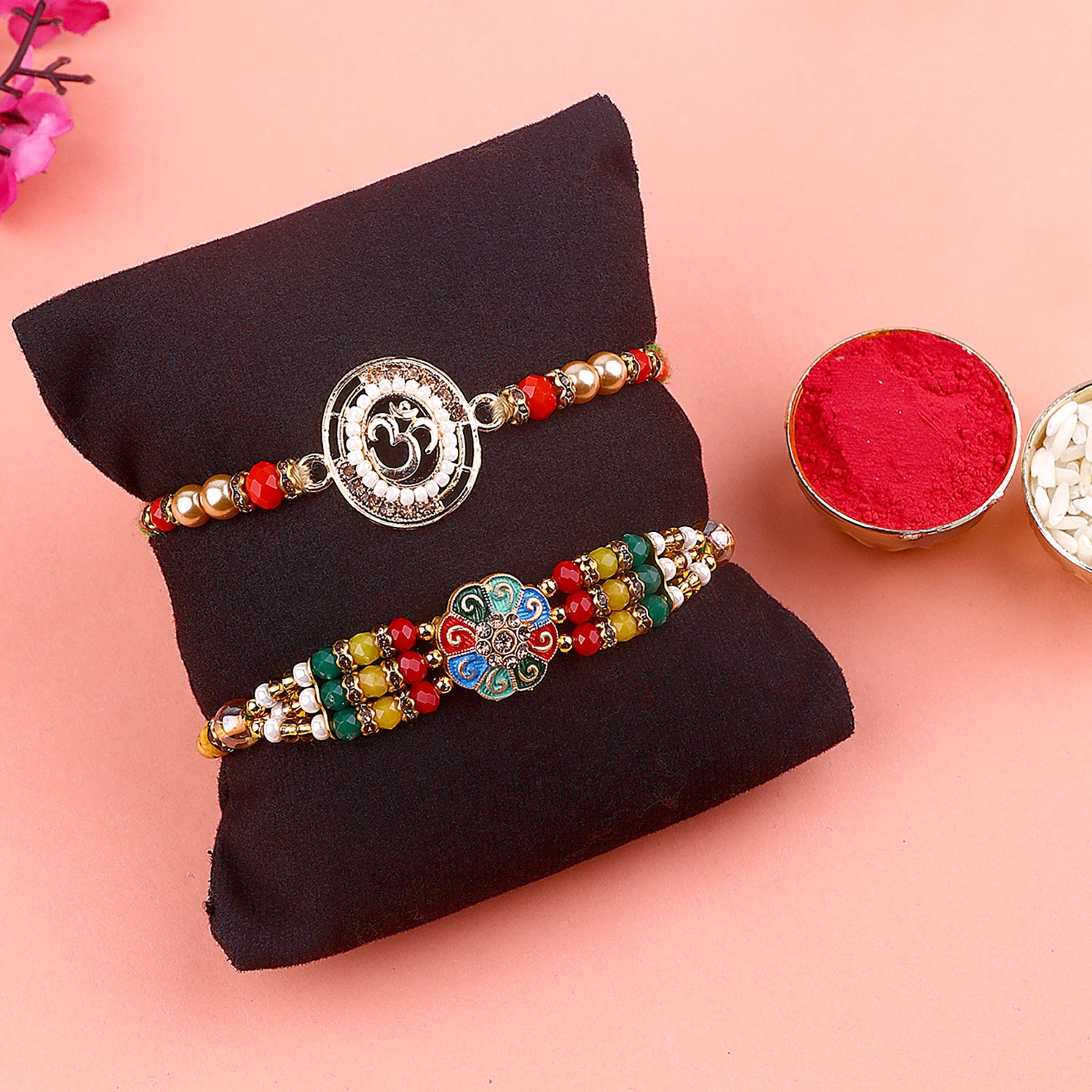 Wholesaler of Shree silver rakhi bracelet | Jewelxy - 218751