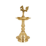 10 Inch Brass Peacock Kerala Diya