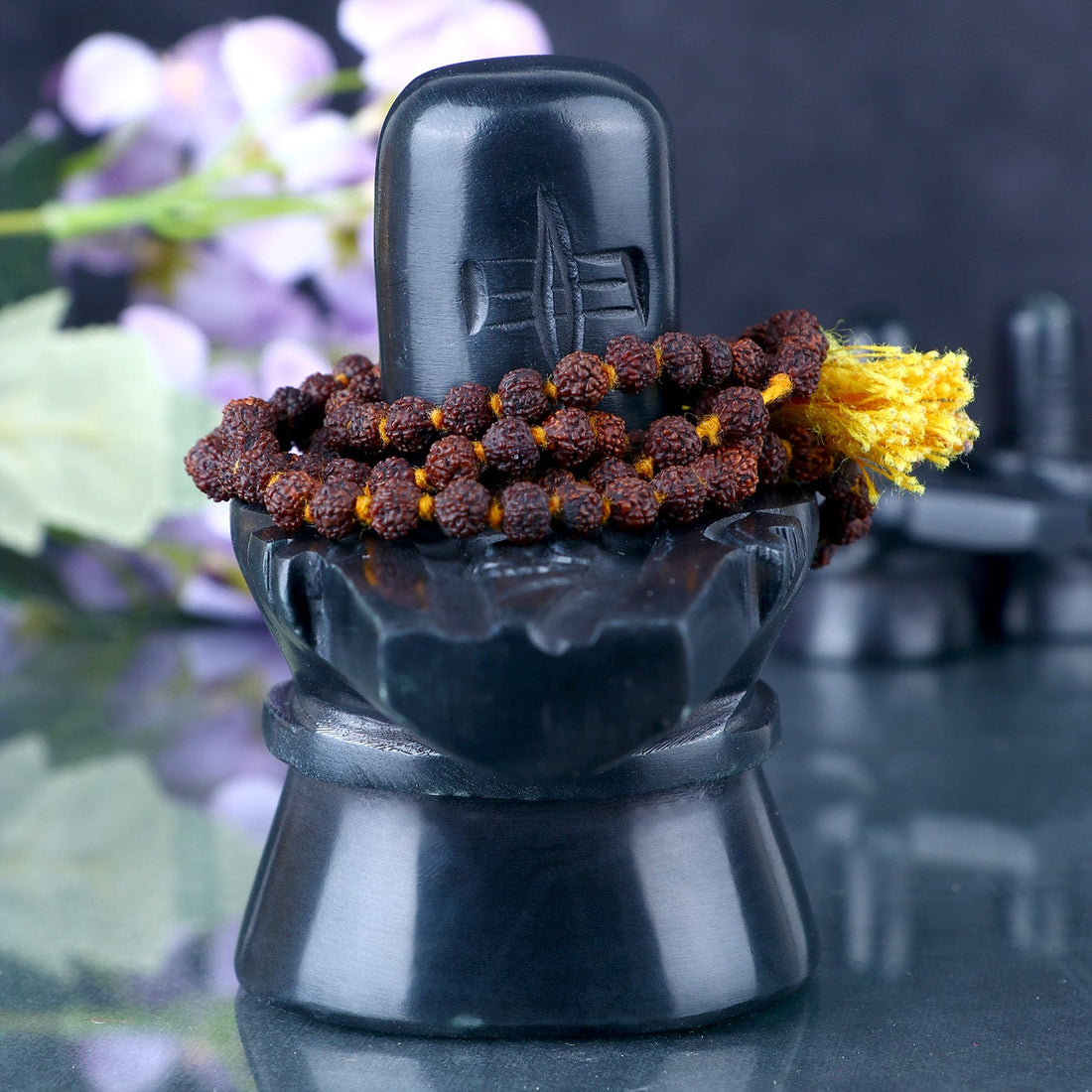 Black Stone Shivling (8cm)