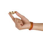 Pure Brass Laddu Gopal Pooja Bhog Thali Set (6 Inch - 7 Inch)