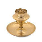 7 Piece Brass Shubh Labh Pooja Thali Set (8 Inch) Design 8