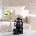 Amogha tea pot design backflow incense cone holder with cones