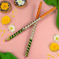  Indian Flag Wooden Dandiya Sticks | India’s Largest Pooja Accessories Brand – www.satvikstore.in