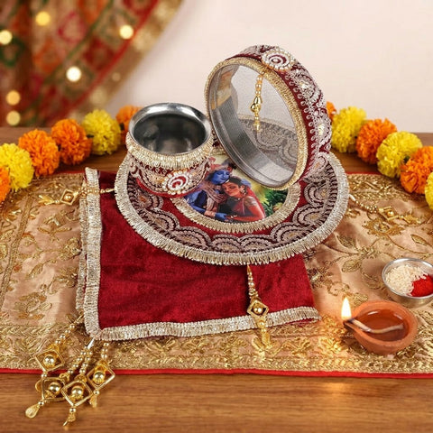 Karwa Chauth Thali Set | India’s Largest Pooja Accessories Brand – www.satvikstore.in