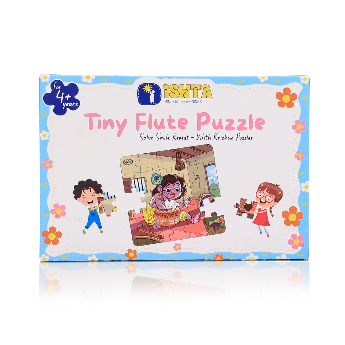 Kids Jigsaw Puzzle - Krishna Makhan Chor | Fun, Focus & Devotion | Tiny Flute Puzzle