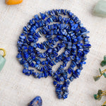Lapis Lazuli Crystal Necklace for Chakra Healing & Intuition