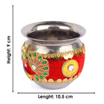 Karwa Chauth Handmade Floral Thali Set - 3pc