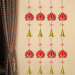 Lotus with Bells Wall Hanging | India’s Largest Pooja Accessories Brand – www.satvikstore.in
