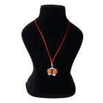 Gauri Shankar Rudraksha pendant for marriage delay relationship harmony Nepal certified bead. India’s Premium Rudraksha Jap Mala Brand - www.satvikstore.in