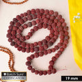 Morangi Aghori Rudraksha Mala made with rare red beads used for deep sadhana and spiritual rituals. India’s Premium Rudraksha Jap Mala Store- www.satvikstore.in

