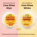 Pure Cow Ghee Wicks for lighting diyas during puja and aarti