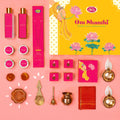 Om Shanthi home puja essentials gift box with devotional products