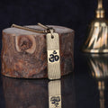 Om name gold plated pendant with premium IGP coating featuring sacred Om symbol – spiritual pendant for daily wear and meditation. India’s Largest Pooja Accessories Brand - www.satvikstore.in
