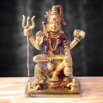 6 Inch Premium Brass Shiv Idol