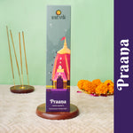Praana Pure Masala Incense Sticks pack for relaxation, pooja, and divine fragrance. India’s Largest Pooja Accessories Brand - www.satvikstore.in