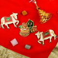 Radhe Radhe and Cow Stickers set | India’s Largest Pooja Accessories Brand – www.satvikstore.in