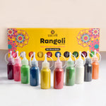 Rangoli Colors (10 Pc Bottle Pack) | India’s Largest Pooja Accessories Brand – www.satvikstore.in
