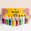 Rangoli Colors (10 Pc Bottle Pack) | India’s Largest Pooja Accessories Brand – www.satvikstore.in
