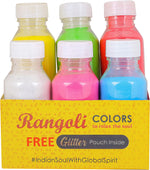 Rangoli Colors (6 Pc Bottle Pack) | India’s Largest Pooja Accessories Brand – www.satvikstore.in
