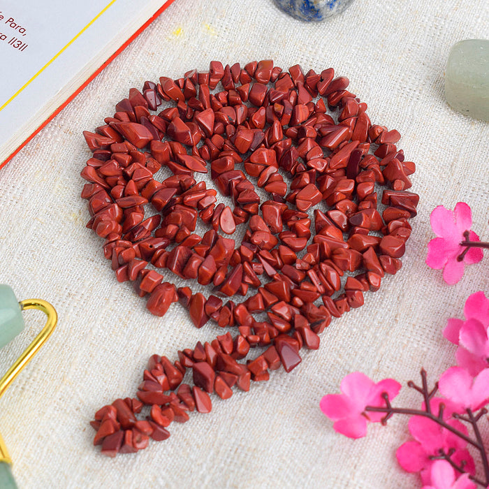 Red Jasper Crystal Necklace for Chakra Healing