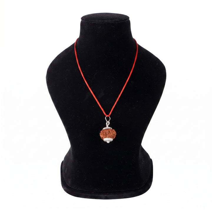 9 Mukhi Rudraksha pendant for women Nepal certified bead for strength protection and emotional balance. India’s Premium Rudraksha Jap Mala Brand - www.satvikstore.in