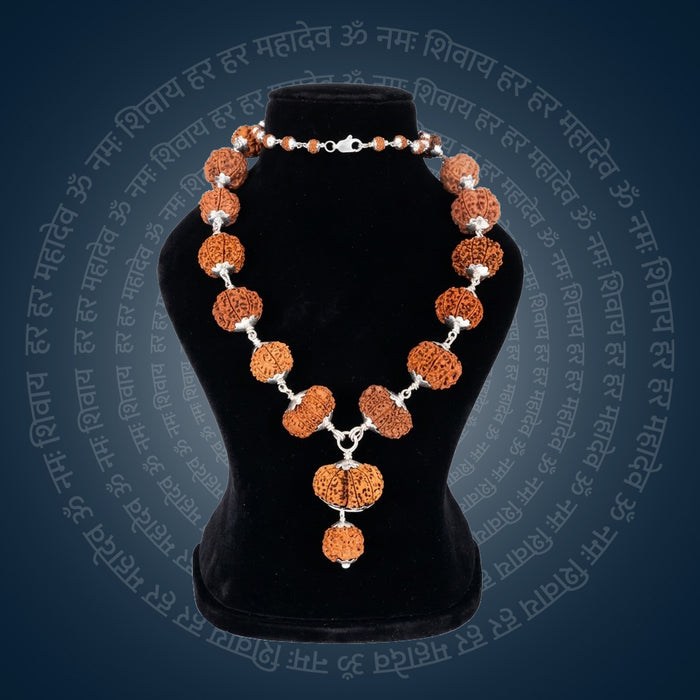 Siddha Mala with 1 Mukhi Underdeveloped Nepal collector grade full Rudraksha mala. India’s Premium Rudraksha Jap Mala Brand - www.satvikstore.in