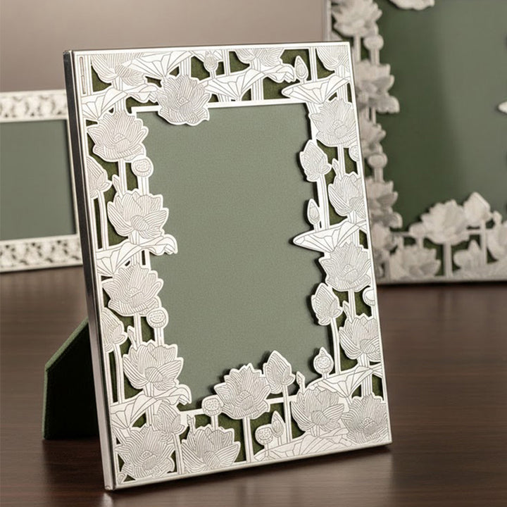 Silver Photo Frame for Home and Office Tabletop Decoration India’s Largest Puja Accessories Brand- www.satvikstore.in