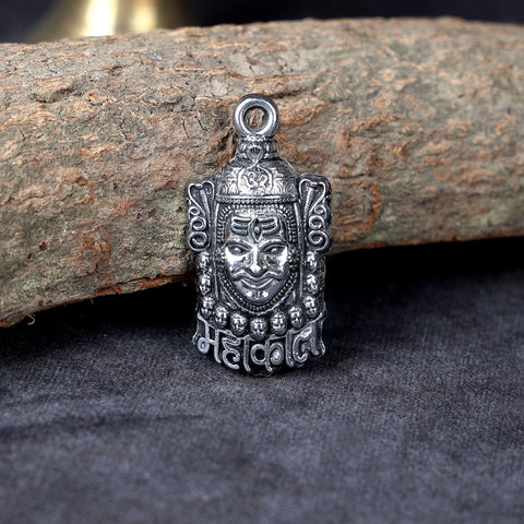 Silver Plated Mahakal Pendant for Spiritual Protection, Inner Strength, Positive Energy, and Devotional Wear. India’s Largest Pooja Accessories Brand – www.satvikstore.in
