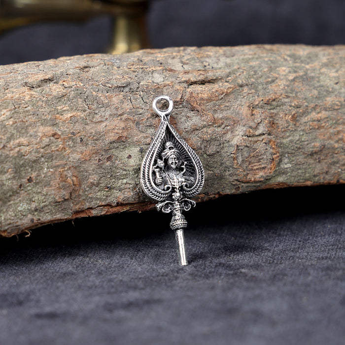 Silver Plated Pendant with Lord Murugan for Spiritual Protection, Devotion, and Positive Energy. India’s Largest Pooja Accessories Brand – www.satvikstore.in
