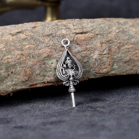 Silver Plated Pendant with Lord Murugan for Spiritual Protection, Devotion, and Positive Energy. India’s Largest Pooja Accessories Brand – www.satvikstore.in
