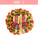 Cheerful Printed Laddu Gopal Dress with Colorful Floral Design