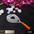 6mm Sphatik Diamond Cut Clear Quartz 108 Beads Jaap Mala for Meditation and Healing. India’s Largest Pooja Accessories Brand – www.satvikstore.in