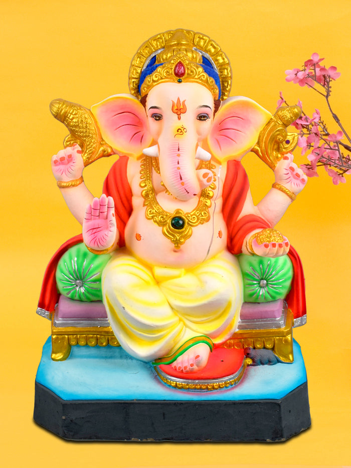 22-inch Sumukha eco-friendly Ganesha idol | India’s Largest Pooja Accessories Brand – www.satvikstore.in

