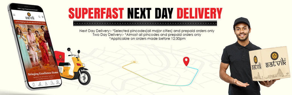 Experience Satvik Super Fast Delivery: The Perfect Way to Send Gifts to Your Loved Ones | Next Day Delivery Available
