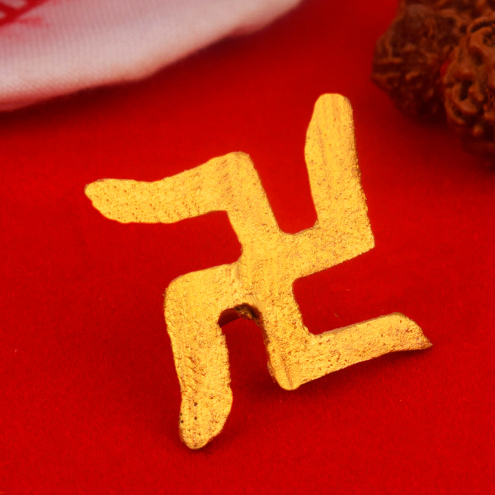 Swastika Tilak Stamp Deity Ornament, beautifully crafted to represent auspiciousness and divine blessings, used for marking tilak during religious ceremonies and rituals. India’s Largest Pooja Accessories Brand – www.satvikstore.in 
