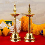 7.6 Inch Elegant Brass Kerala Inauguration Diya