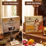 Sambrani Cup with Guggle,loban and flowers (Coal Free)