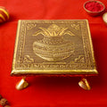 Wooden Kalash Chowki  | India’s Largest Pooja Accessories Brand – www.satvikstore.in