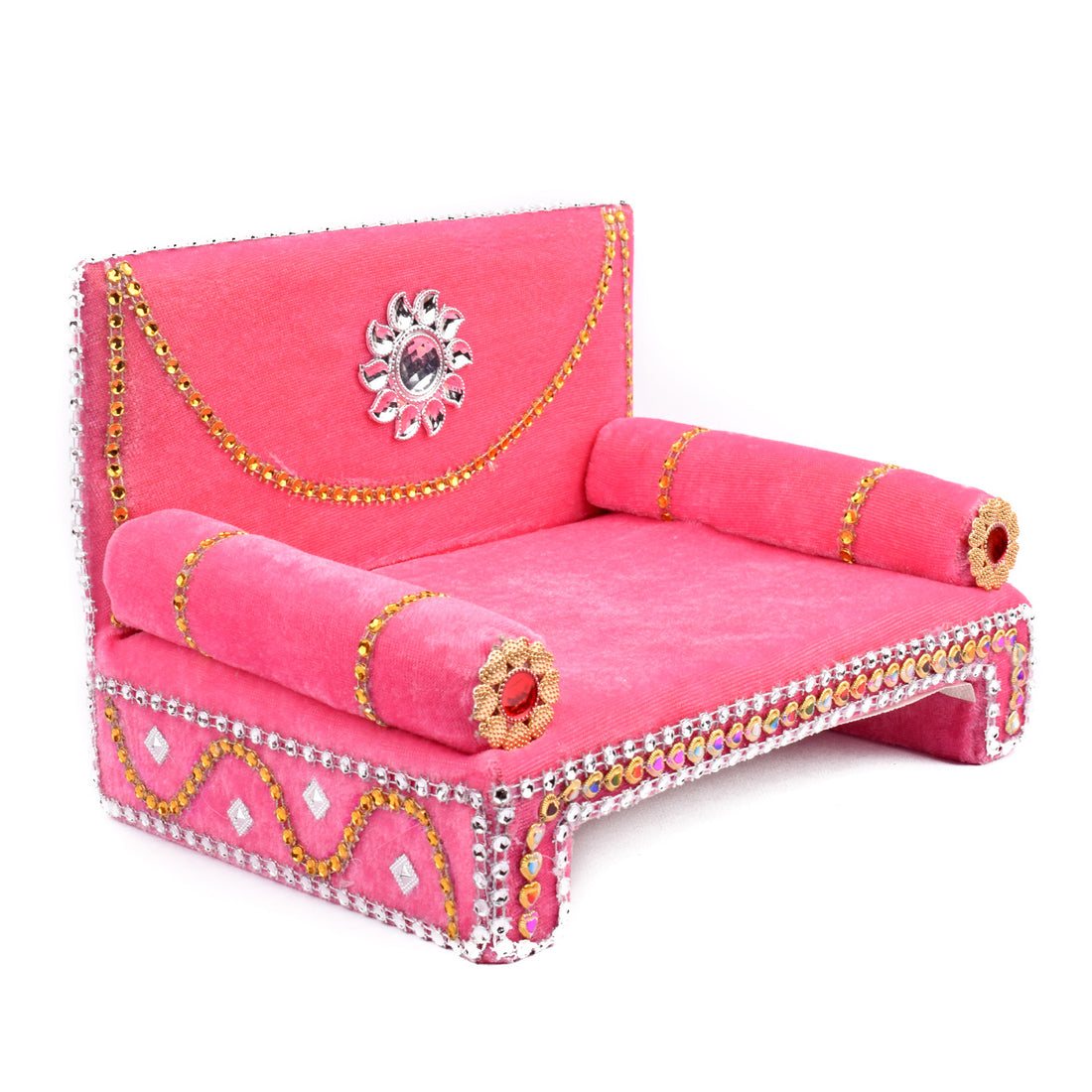 Regal Delight: Laddu Gopal's Velvet Singhasan
