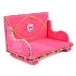 Luxurious Laddu Gopal's Velvet Singhasan